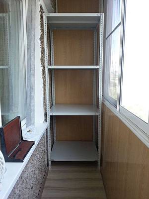 Стеллаж на балкон 1800х1200х800мм, 4 полки