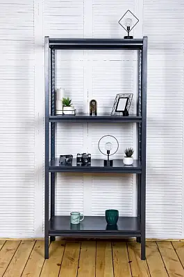 Стеллаж OLIMPIC Luxe с закрытыми стойками, 300х600х600мм., 3 полки