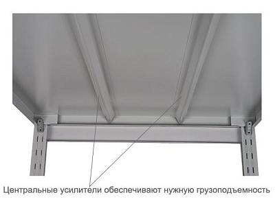 Стеллаж СУ 2000х760х300мм, 4 полки